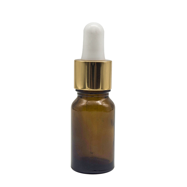 Amber Glass Essential Oil Bottle for Cosmetics