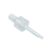 20/410 transparent plastic dropper with PVC bulb