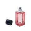 High Quality Shiny Black Aluminum Perfume Bottle Cap with Pump And Collar