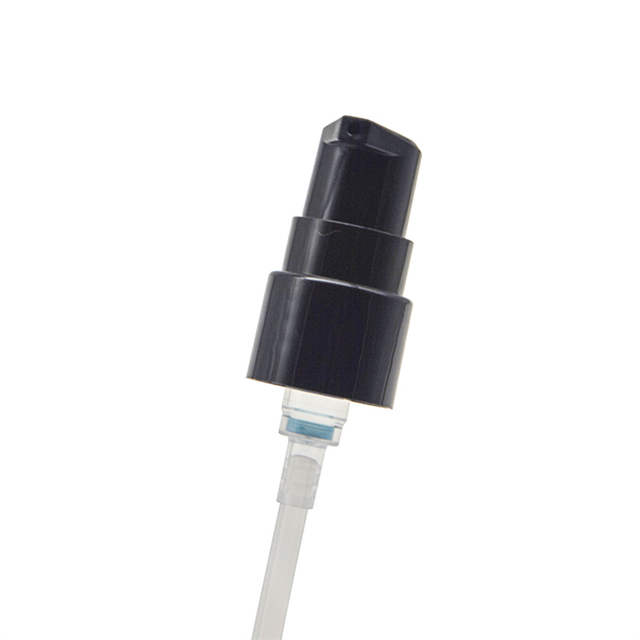 Black Plastic Out Spring Cream Pump for Serum Bottle