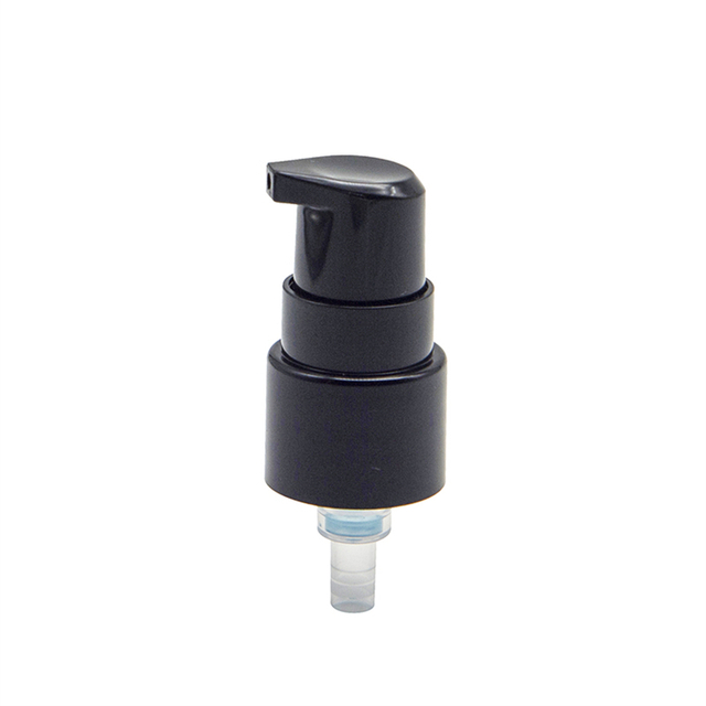 Black Plastic Out Spring Cream Pump for Serum Bottle