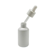 1 Oz 2 Oz White PET Bottle with Plastic Dropper