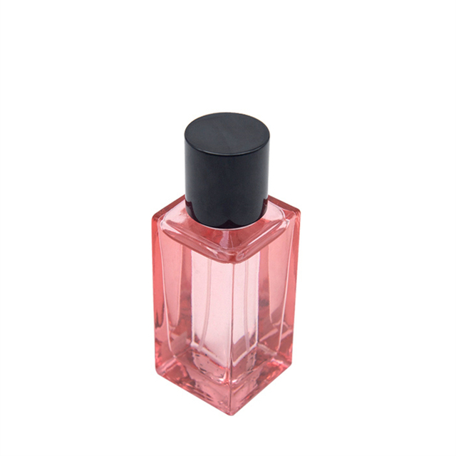 High Quality Shiny Black Aluminum Perfume Bottle Cap with Pump And Collar