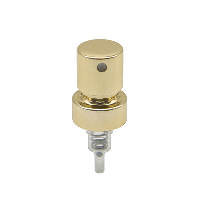 Shiny Gold Perfume Crimp Pump for Glass Bottle