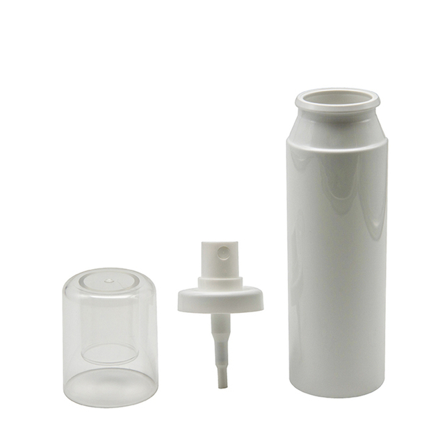 100ml White Plastic Bottle with Snap-on Mist Sprayer
