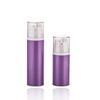 Purple 2 In 1 double chamber Lotion pump bottle