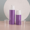 Purple 2 In 1 double chamber Lotion pump bottle