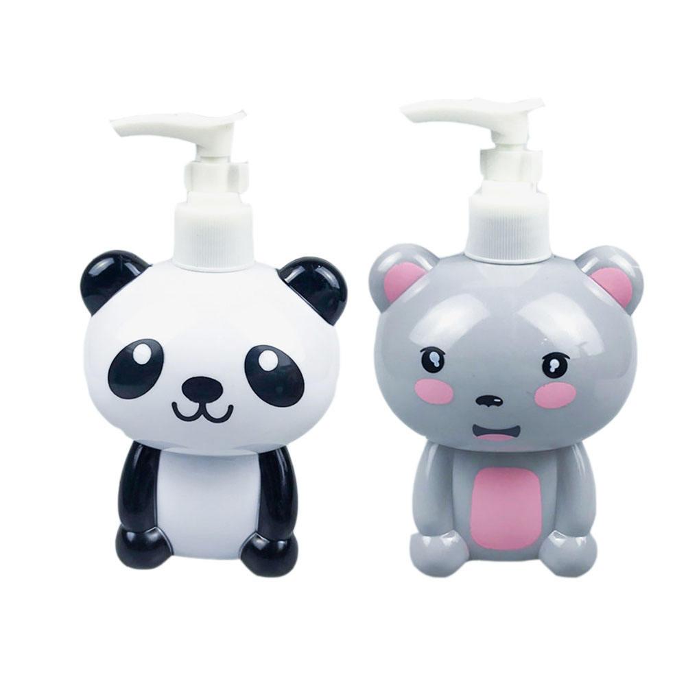 Cartoon Kids Plastic Shampoo Lotion Pump Bottle