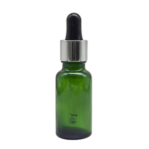 Custom Green Essential Oil Bottle Glass Dropper Bottle