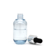 Wholesales round 60ml plastic PETG thick wall bottle with dropper cap