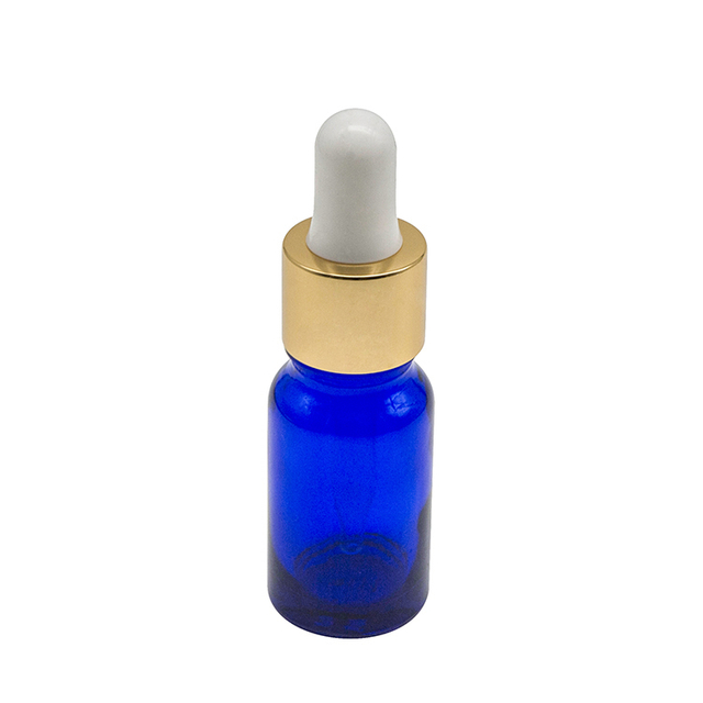 High Quality 30ml Blue Glass Essential Oil Bottle with Dropper Caps for Skin Care
