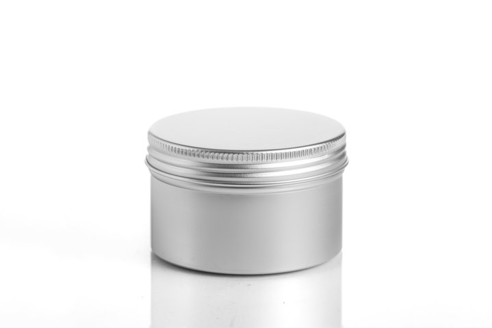 empty aluminum jars cosmetic