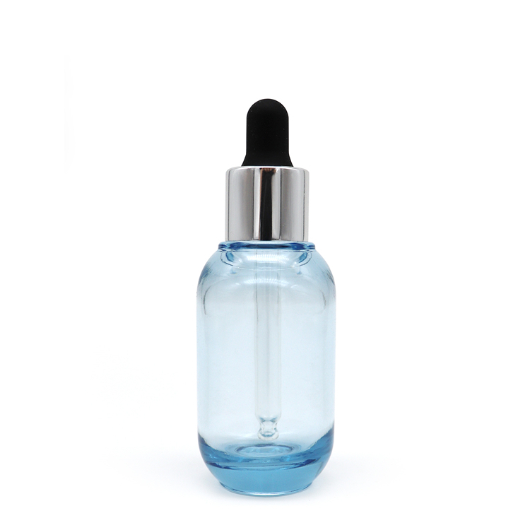 Wholesales round 60ml plastic PETG thick wall bottle with dropper cap