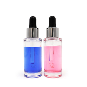 High Quality flat shoulder cylinder plastic PETG serum dropper bottle supplier