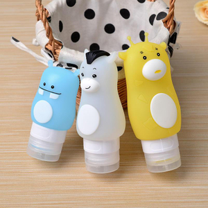 Eco-friendly Cartoon Shape Empty Silicone Lotion Bottle