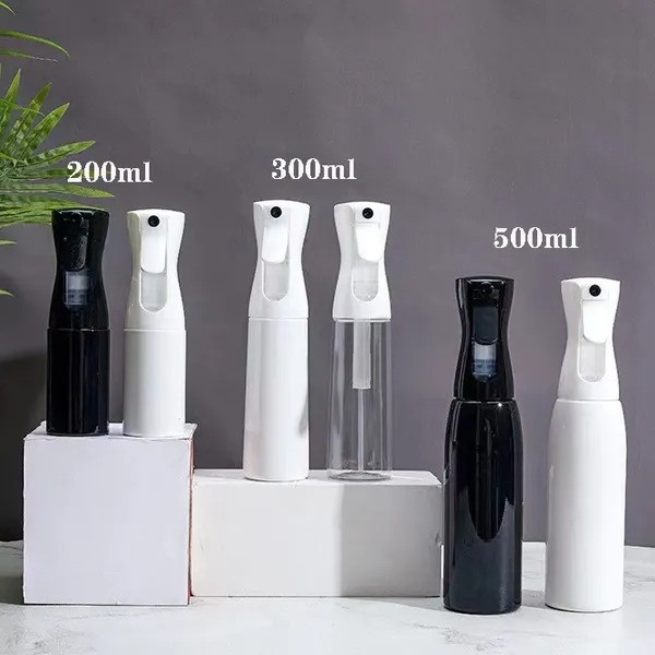 High Quality PET 330ML Black 360 Empty Continuous Spray Bottle
