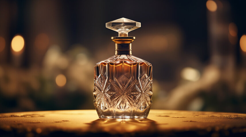 Elegant perfume bottle 