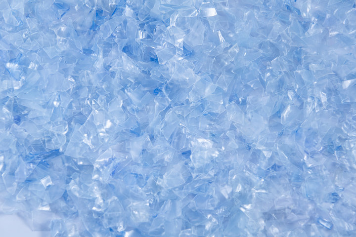 Polypropylene granule close-up