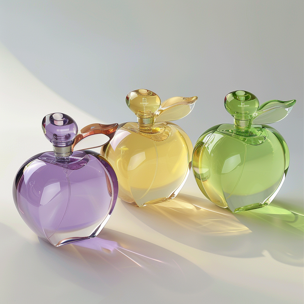 three_apple-shaped_perfume_bottle