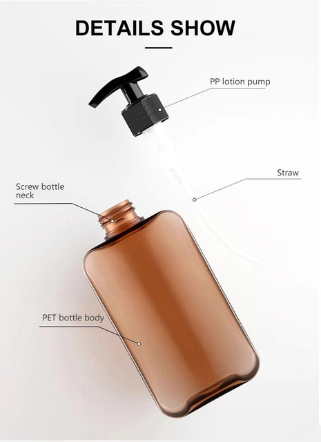 Wholesale PET 500ml Lotion bottle for Hair Care