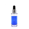 High Quality flat shoulder cylinder plastic PETG serum dropper bottle supplier