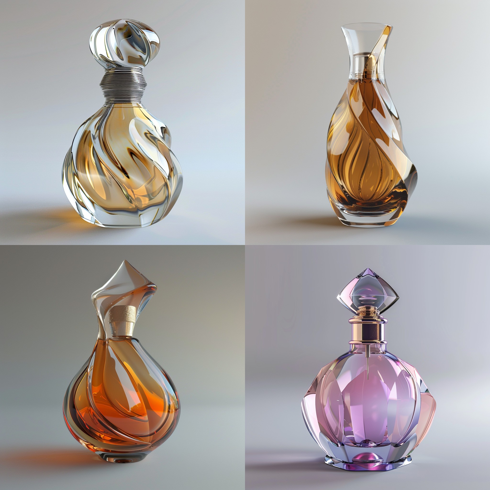 example of a perfume bottle prototype used for design validation and testing